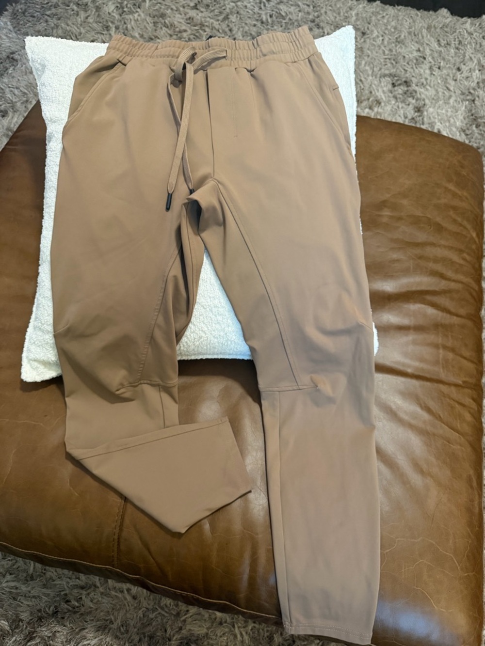 ZYIA Men's Jogger Pants in Tan